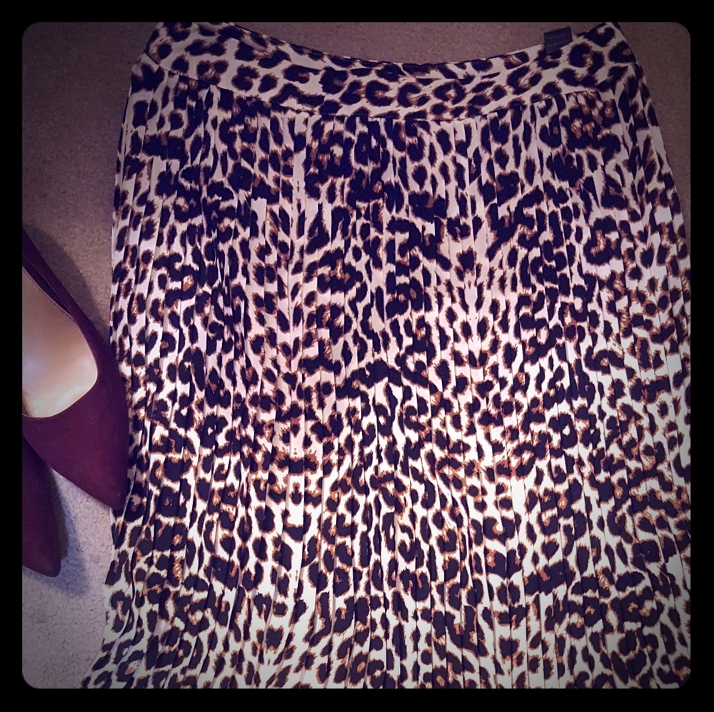 Pleated midi skirt- like new! Washed only once!